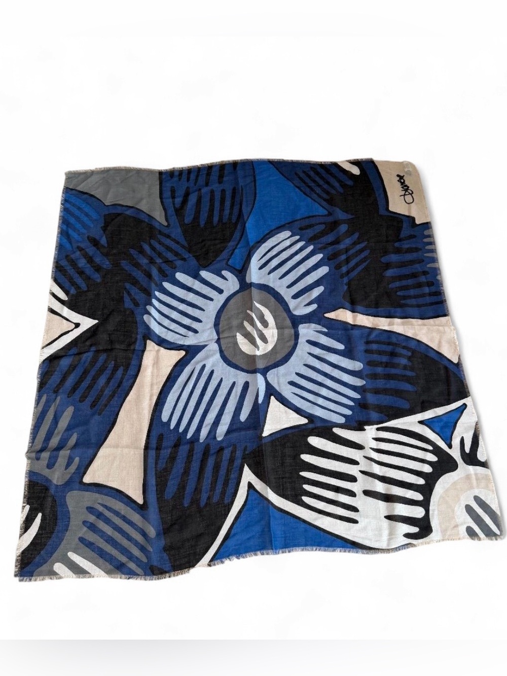 LIKE NEW Diane Von Furstenberg Stanhope Silk/Wool Scarf